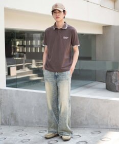 WEGO 【ユニセックス着用ITEM/MLサイズ展開】ワンポイント刺繍カノコポロ（SS）