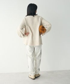 CRAFT STANDARD BOUTIQUE 編み違い斜めスリットニットチュニック