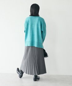 CRAFT STANDARD BOUTIQUE 編み違い斜めスリットニットチュニック