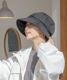 MOONBAT 【UVカット/遮光100%/接触冷感】洗えるスウェットキャスケット 軽量/手洗いOK/サイズ調整可能/ポケッタブル