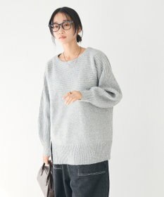 CRAFT STANDARD BOUTIQUE 編み違い斜めスリットニットチュニック