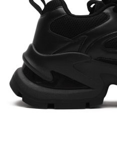 WEGO PUメッシュヒールダッドスニーカー