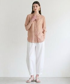 BEIGE， AMARYLLIS / フリルリボン ブラウス