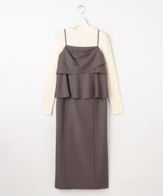 ANY SIS 【2SET】ビスチェ ワンピース × ニット セット