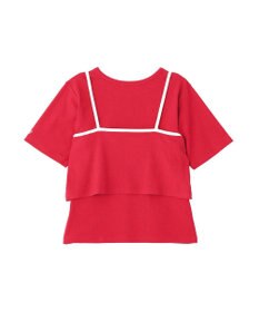 AMERICAN HOLIC 【2点セット】配色キャミ＋Tシャツ