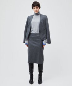 BEIGE， 【洗える】POMPE / ウールカシミヤタートルネックニット