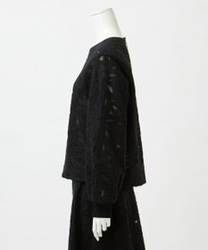 23区 【GOLD LABEL】チュールヘアリーエンブロイダリー ブラウス