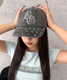 WEGO ロゴラインストーンキャップ