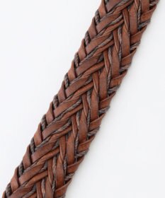 JOSEPH ABBOUD 【イタリア素材/日本製】ヴィンテージライクブレイドレザー ベルト