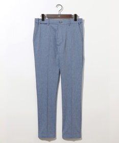 JOSEPH ABBOUD 【キングサイズ・ウエストも伸びる/清涼/ストレッチ】ストレッチリネンシャンブレーパンツ