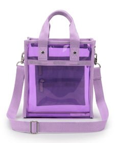 LeSportsac CLEAR MINI N/S TOTE/クリアライラック