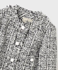 GRACE CONTINENTAL フリンジツイードジャケット