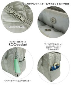 ROOTOTE 1162【大容量:キャリーケース装着可能】SC.グランデボックス.グリスン-A