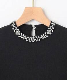 組曲 S 【WEB限定】ビジューパフスリーブ ニット