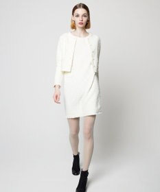 TOCCA 【洗える！】UNSNARL TWEED ドレス