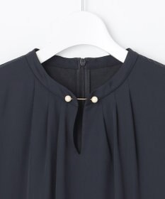 23区 L 【洗える】シルキーデシン パールモチーフ カットソー