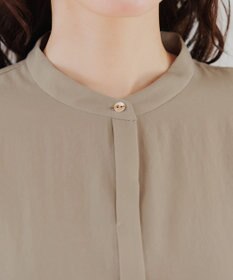 Tiaclasse 【洗える】ピンタックギャザーブラウス