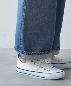 caqu modern baggy ワイドシルエットデニムパンツ USED WASH