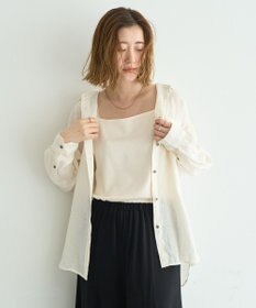 YECCA VECCA 3wayフレンチリネンシャツ