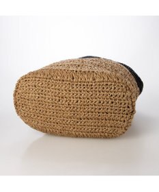 UNBILLION カシュカシュ cachecache / ラメ切替クロッシェトート カゴバッグ