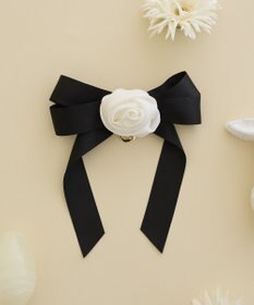 Maison de FLEUR イースターローズリボンバレッタ