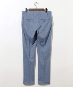 JOSEPH ABBOUD 【キングサイズ・ウエストも伸びる/清涼/ストレッチ】ストレッチリネンシャンブレーパンツ