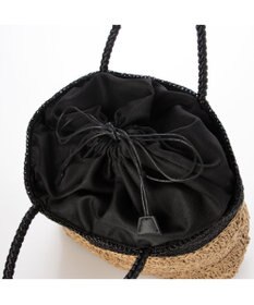 UNBILLION カシュカシュ cachecache / ラメ切替クロッシェトート カゴバッグ