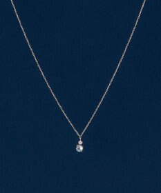 Phoebe 【K10】ジュエルラックネックレス　アクアマリン/3月誕生石/天然石/全長:40cm