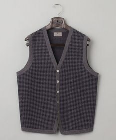 GOTAIRIKU 【家庭洗濯可能】イタリア糸 ハイゲージ ベスト