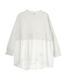 earth music&ecology プリーツヘムドッキングチュニック