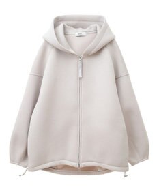 earth music&ecology フーディーダンボールジップブルゾン