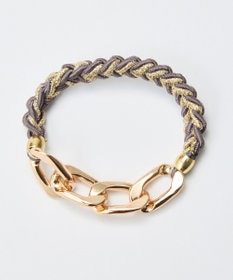 Phoebe 2wayツイストメタルヘアブレス　グレー