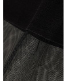 Green Parks 袖チュールドッキングシアープルオーバー