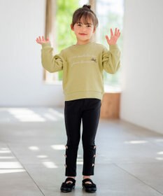 ANY KIDS 【春まで主役】レインボー刺繍トレーナー