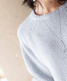 Tiaclasse 【洗える】リラックス感のあるラグランスリーブニット