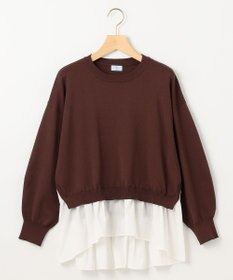 組曲 ストレッチクリアドッキング ニットプルオーバー