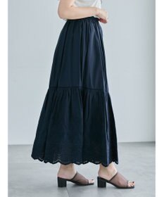 Te chichi エンブロイダリーティアードスカート