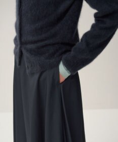 ATON ROYAL CASHMERE FUR | クルーネックカーディガン