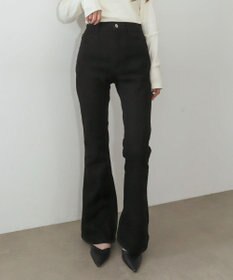 WEGO 【美脚パンツ】ストレッチフレアデニムパンツ