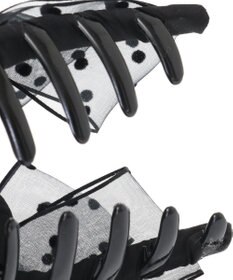 Maison de FLEUR ドットチュールリボンバンスクリップ