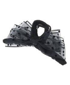 Maison de FLEUR ドットチュールリボンバンスクリップ