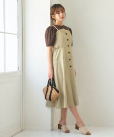 Feroux チュールパフスリーブ プルオーバー