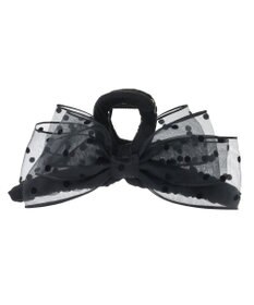 Maison de FLEUR ドットチュールリボンバンスクリップ