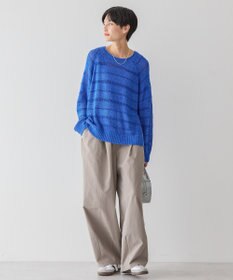 AMERICAN HOLIC 透かし編みニットプルオーバー