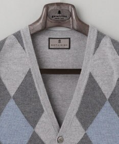 GOTAIRIKU 【家庭洗濯可能】イタリア糸 ハイゲージ ベスト