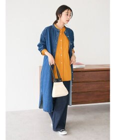 CRAFT STANDARD BOUTIQUE デニムパールボタンワンピース