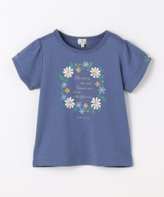 組曲 KIDS  【110-140㎝】 フラワーリースTeeシャツ
