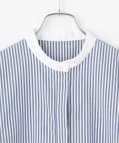 #Newans 【シワになりにくい/洗濯機可能】ダブルフリルヘムシャツ