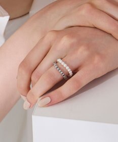 Phoebe 【伸びるリング・金属アレルギー対応】バブルフィットリング　シルバー
