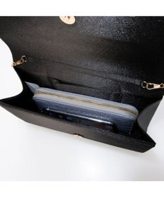 UNBILLION カシュカシュ cachecache / チェーンショルダー付きクラッチバッグ